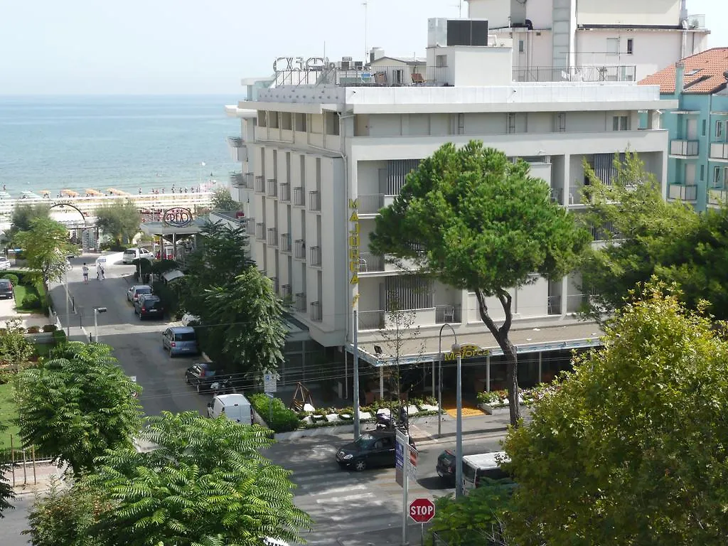 ***  Hotel Majorca Sul Mare In Centro A Riccione Itálie